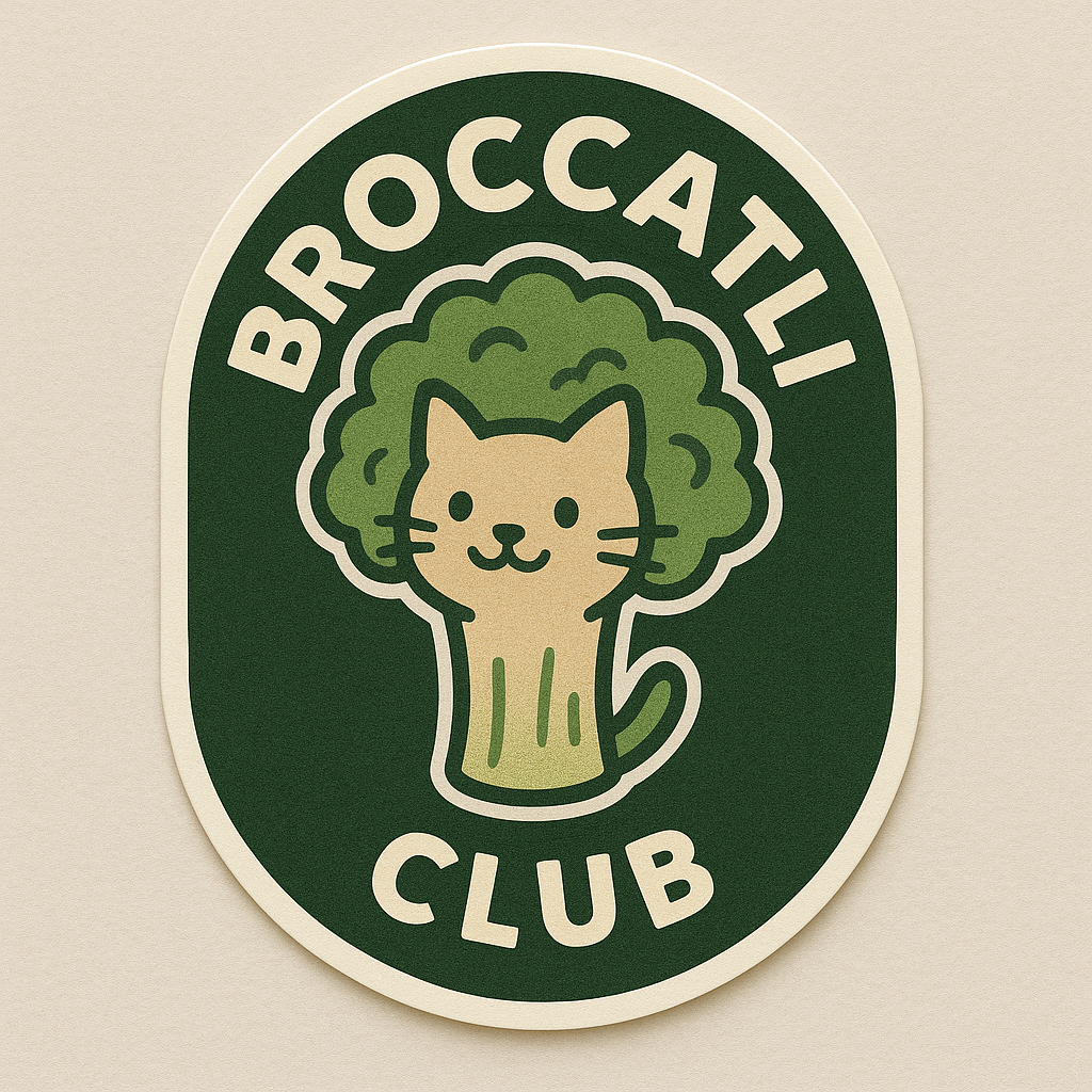 broccatli club sticker