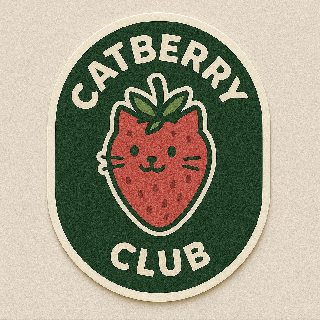 catberry club sticker