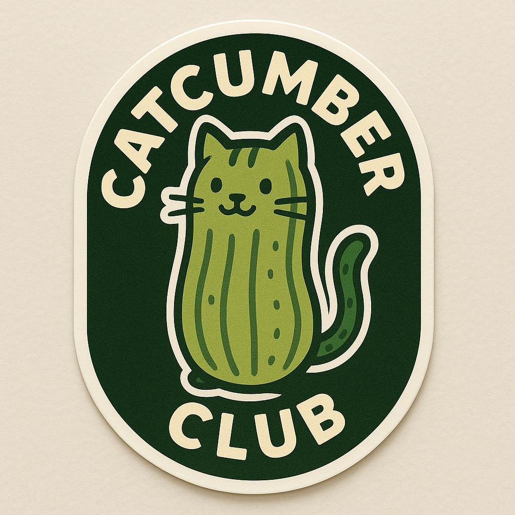 catcumber club sticker